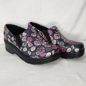 Klogs Naples Floral Comfort Clogs Slip On Shoes Size 7M